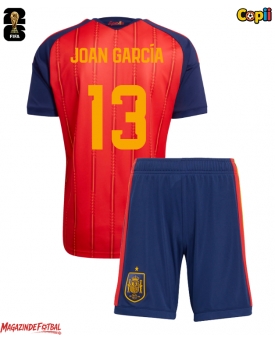 Spania Joan Garcia #13 Echipament de Fotbal Replică Mondial 2026 Copii Acasa (+ Șorturi)